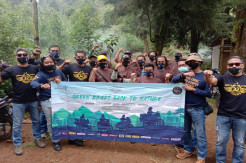 LA 32 Riders Bareng Rekind Touring ke Yogyakarta Kampanye Cegah COVID-19