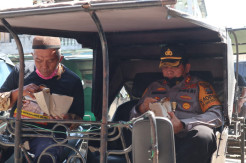 Curhat dan Keluh Kesah Penarik Becak Tumpah di Hadapan Kapolres Batubara