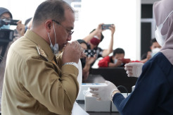 Gubernur Babel Minta Angkasa Pura Sediakan Alat GeNose di Bandara Depati Amir