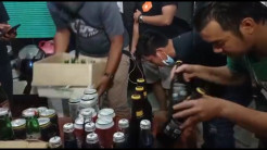 Resahkan Warga, Rumah Penjual Miras di Pangkalpinang Digerebek Polisi
