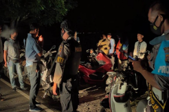 Kedapatan Balap Liar, Polsek Sekotong Angkut Belasan Motor