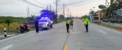 Kecelakaan Tunggal di Exit Tol Cerme, Satu Orang Tewas