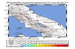 Berpusat di Daratan, Gempa Dangkal M 2,5 Getarkan Rumah Warga Karo