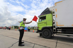 Larangan Mudik, Sejumlah Titik Tol Cipali Dilakukan Penyekatan