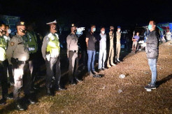 Viral di Medsos Terjadi Kerumunan Massa, Polres Batubara Langsung Bubarkan Pasar Malam
