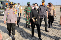 Pantau Penyekatan, Kapolri, Panglima TNI, Ketua DPR, dan Menhub Kompak ke Brebes