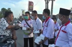 Peduli Warga, Partai Perindo Deliserdang Bagikan Ratusan Takjil dan Masker