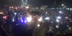 Ribuan Pemotor Nekat Mudik Tertahan Penyekatan Petugas, Jalur Pantura Macet 5 Km