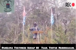 Markasnya Digempur Pasukan Elit TNI-Polri, Panglima TPNPB OPM Thitus Murib Kwalik Sebar Video Propaganda
