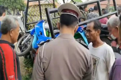 Tabrakan Maut 4 Kendaraan akibat Pecah Ban di Pantura Subang 2 Orang Tewas