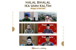 Jalin Silaturahmi, UMM dan Alumni Gelar Halal Bi Halal Online
