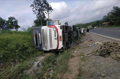Kecelakaan Bus di Jalintim Palembang-Jambi, 4 Penumpang Meninggal Dunia
