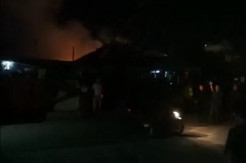 120 Toko di Pasar Tradisional Kota Pinang Hangus Terbakar, Kerugian Rp5 M