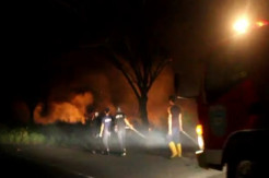 3 Hektare Lahan di Sekitar Komplek Perkantor Pemkab Ogan Komering Ulu Selatan Dibakar Orang