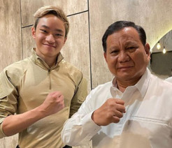 Bertemu Menhan Prabowo, Azka Corbuzier Diajak Masuk Militer
