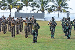 Latihan Bersama Marinir Indonesia-Amerika di Banyuwangi Berakhir