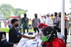 Kejar Target 4.500 Orang, TNI-Polri Gelar Vaksinasi Massal Bareng Rabithah Alawiyah