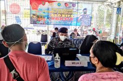 Pelindo IV dan Lantamal VI Kerja Sama Gelar Vaksinasi Covid-19 di Pelabuhan