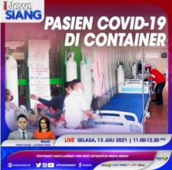 Pasien COVID-19 di Container, Selengkapnya di iNews Siang Selasa Pukul 11.00 WIB
