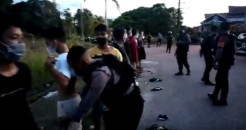 Asyik Balap Liar, Puluhan Remaja di Palangkaraya Tak Sempat Kabur Akhirnya Diciduk