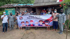 Upacara HUT ke-76 RI Sederhana di Perbatasan Pulau Karimun Anak, Bangkitkan Semangat Nasionalisme
