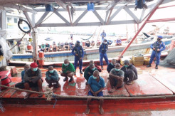 Curi Ikan di Laut Natuna Utara, 4 Kapal Ikan Vietnam Diringkus Baharkam Polri