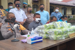 Gudang Narkoba Berisi 28 Kg Sabu Asal Malaysia Dibongkar Polres Asahan