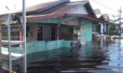 Sungai Kahayan Meluap, Banjir Terjang Kota Palangkaraya
