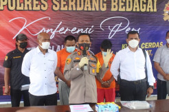 Sindikat Narkoba Pembakar Mobil Personel Polres Sergai Ditangkap, Ini Motifnya