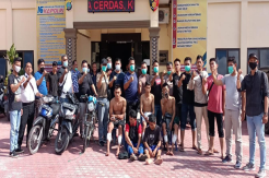 Dua Hari Kabur,  4 Pelaku Begal Akhirnya Dibekuk Satreskrim Polres Batubara