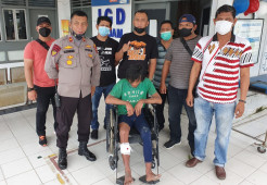 Todongkan  Senjata Tajam Penumpang Angkot, Preman Belawan Ditembak Polisi