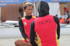 Tim Dayung Rowing Sulsel Sumbang Medali Perak dan Perunggu