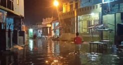Ribuan Rumah dan Jalan di Kota Medan Terendam Banjir Rob