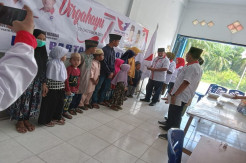 Rayakat HUT ke-7, Partai Perindo Labusel Santuni Ratusan Anak Yatim