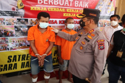 Garong Spesialis Rumah Kosong Meringis Kesakitan Diterjang Peluru Tim Anti Bandit