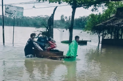 Jalur Cijoho-Cijalu Pangandaran Terendam Banjir, Aktivitas Warga Lumpuh