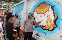 Miliki Pesan Positif, 2 Seniman Mural Dikirim Polda Kaltim Berebut Piala Kapolri