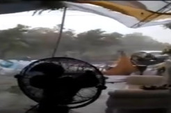 Terekam Kamera Video Warga, Angin Puting Beliung Terjang 5 Desa di Sidoarjo