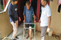 Dapat Bantuan Kaki Palsu dari MNC Peduli, Daryono: Mau Ngojek Lagi