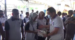 Perindo Salurkan Bantuan untuk Warga Kurang Mampu hingga ke Kaki Gunung Kerinci