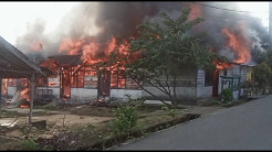8 Rumah Semi Permanen di Pangkalpinang Ludes Terbakar, Warga Mengungsi