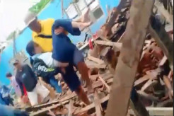 Atap SMP Negeri 1 Cibeber Roboh, 8 Siswa Terluka dan Dilarikan ke Rumah Sakit