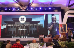 Kepala Karantina Pertanian Makassar Sosialisasi Program Gratieks di AMBF 2021