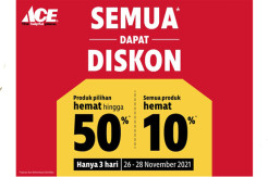 ACE Hardware Berikan Promo Diskon 10 Persen Spesial Akhir Pekan