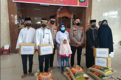 Polres Pangkep Ajak Anak Panti dan Penghafal Al-Quran Doa Bersama