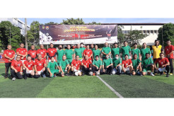 Kapolda Metro Jaya Irjen Fadil Imran Tanding Sepak Bola dengan Pimpinan Media