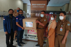 Dinkes Pangkep Dapat Bantuan 500 Alat Rapid Antigen dari Partai Demokrat