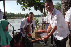 Peringati 7 Tahun Perindo Sumut, Kader dan Pengurus di Labuhanbatu Berbagi dengan Anak Yatim