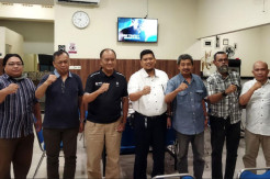 Sekjen PB Wushu Silaturahmi dengan Pengurus Sulsel