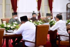 Jadi Ketua Dewan Pengarah Harlah ke-100 NU, Erick Thohir Dampingi PBNU Temui Jokowi